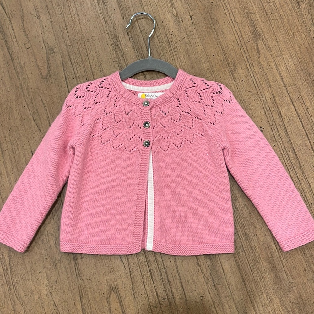 Boden pink cardigan
